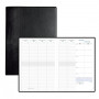 DESTOCKAGE-Agenda EXACOMPTA Consultations 29,7 x 21 cm - 1 semaine sur 2 pages - RDV 1/4h coloris noir