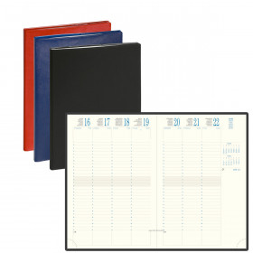 DESTOCKAGE-Agenda EXACOMPTA Eurotime 24 Barbara - 240x160mm - 1 Semaine sur 2 pages (COLORIS ALEATOIRES)