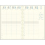 Agenda EXACOMPTA Eurotime 24S Cordoba spirale - 24x16cm - 1 semaine sur 2 pages (COULEURS ALEATOIRES)