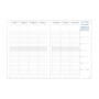 DESTOCKAGE-Agenda EXACOMPTA SAD 29 Nil - 21x29,7cm - 1 Semaine sur 2 pages (COLORIS ALEATOIRES)