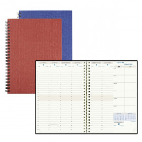 DESTOCKAGE-Agenda EXACOMPTA Visuel W Napura - 210x150mm - 1 semaine sur 2 pages - spirale (COLORIS ALEATOIRES)