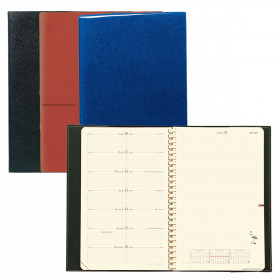 DESTOCKAGE - Agenda QUOVADIS Note 24® S 16x24 cm - 1 semaine sur 1 page + NOTES - spirale (COLORIS ALEATOIRES)