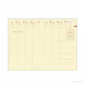 Recharge pour agenda QUOVADIS MINISTRE Prestige format 16x24cm