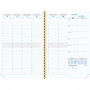 DESTOCKAGE - Recharge agenda EXACOMPTA SAD 20W - 15x21cm - 1 semaine sur 2 pages