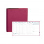 DESTOCKAGE Agenda QUOVADIS EXECUTIF Club Framboise - 16x16cm - 1 semaine sur 2 pages Verticale