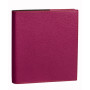 DESTOCKAGE Agenda QUOVADIS EXECUTIF Club Framboise - 16x16cm - 1 semaine sur 2 pages Verticale