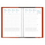 DESTOCKAGE Agenda QUOVADIS TIME&LIFE POCKET Cuivre - 10x15cm - 1 semaine sur 2 pages