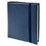 DESTOCKAGE Agenda QUOVADIS TIME&LIFE MEDIUM avec répertoire Bleu métal 16x16cm - 1 semaine sur 2 pages