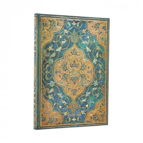 Agenda PAPERBLANKS Chroniques Turquoises - Midi - 180x130mm - 1 semaine sur 2 pages Horizontal