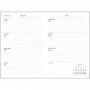 Agenda PAPERBLANKS William Kilburn - Midi - 180x130mm - 1 semaine sur 2 pages Horizontal
