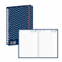 Agenda QUOVADIS Day 2 Day Respire - 1 jour par page Spirale - A4 21x29,7cm - BLEU