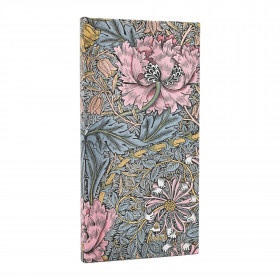Agenda PAPERBLANKS William Morris - Slim - 180x95mm - 1 semaine sur 2 pages Horizontal