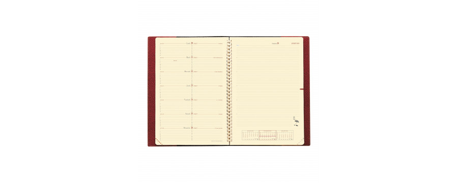 Agenda 2026 QUOVADIS Note 29 S à spirales