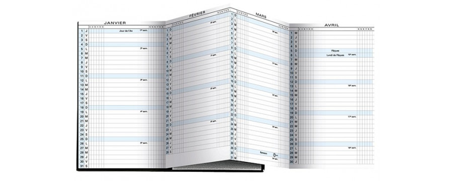 Agenda 2026 de poche EXACOMPTA Exaplan