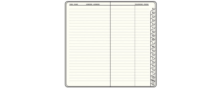 Recharges AK13 pour Agenda 2026 MIGNON