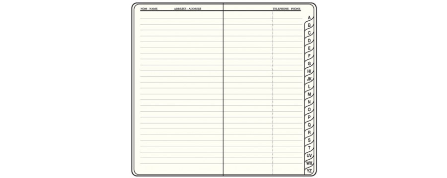Recharges AK18 pour Agenda 2026 MIGNON