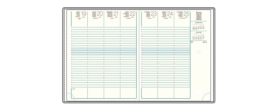Recharges A27 pour Agenda 2026 MIGNON